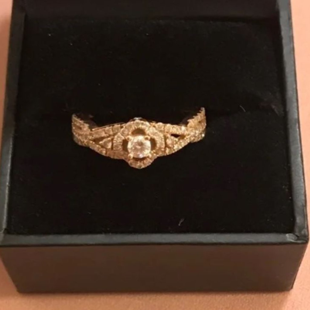 Levian Diamond Ring (5/8 Ct. T.W.) In 14k Sparkling Rose Gold, Size 7